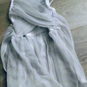 Girl's size 8 IEfel New dance leotard silver